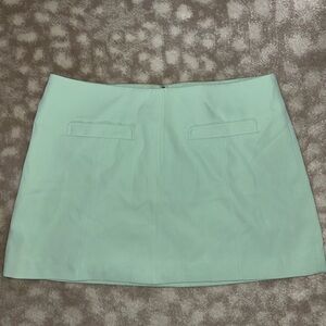 Mint Green Mini Skirt